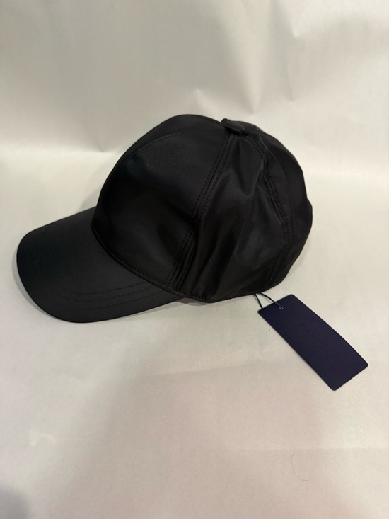 Prada Men's Black Nylon Baseball Cap Size EUR O/S. - Picture 3 of 5